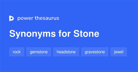 stone synonym